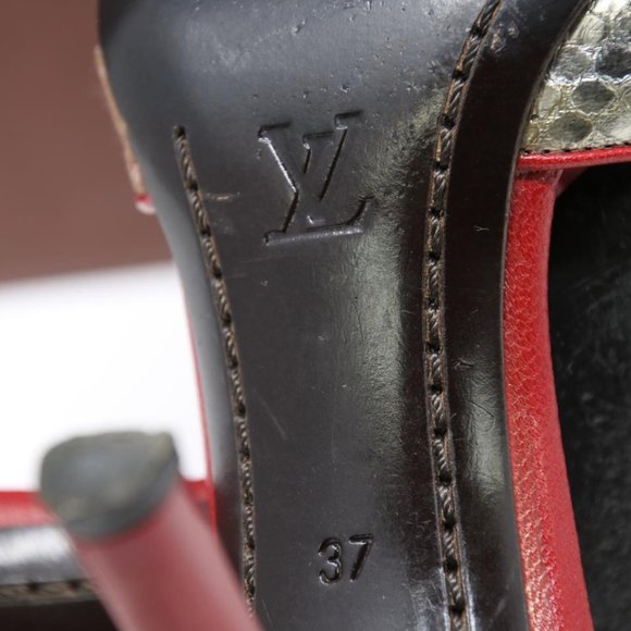 Louis Vuitton Takashi Blossom 37 Monogram Kitty Heels LV-1021P-0012 - Picture 11 of 11